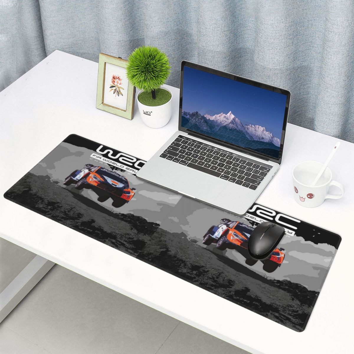 Laptop Accessories World - 大型マウスパッド 世界ラリー選手権WRC ゲーマーPC ノートパソコンマット キーボードカーペット コンピューターゲーミング