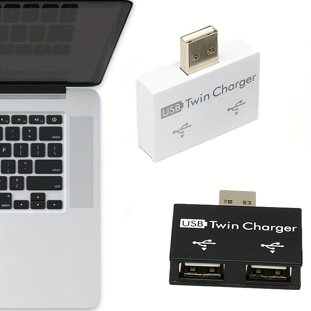 Laptop Accessories Hub - USB2.0 スプリッタ 1 オス 2 ポートメス