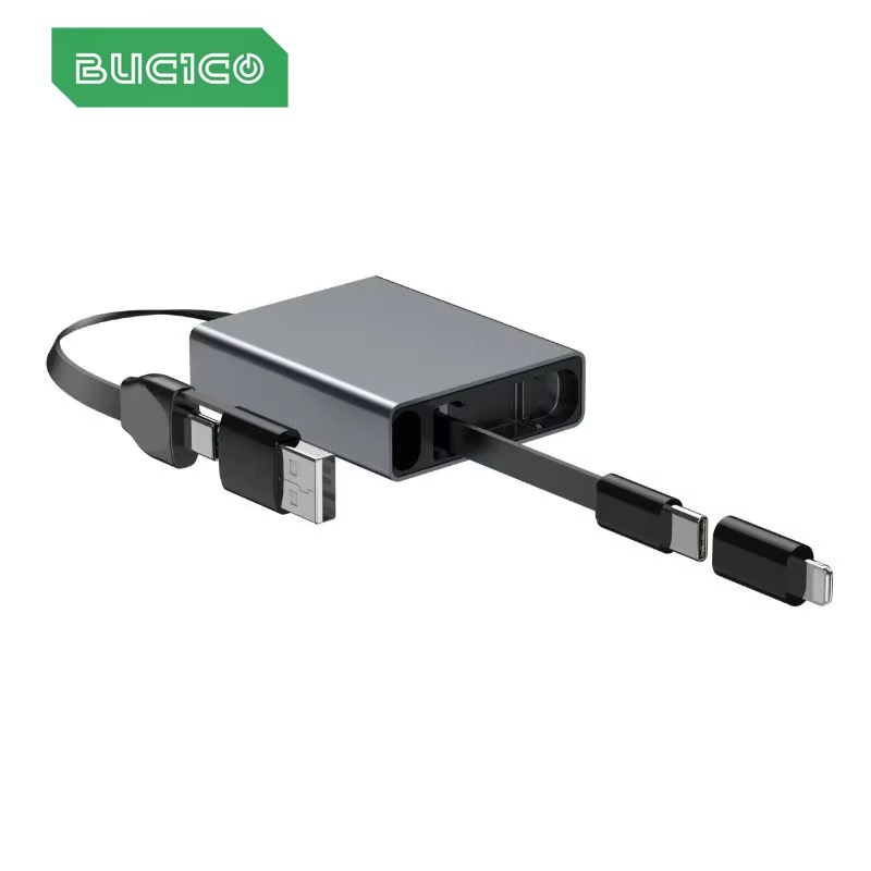 Laptop Lock Cable - 4 in 1 伸縮式USBケーブル タイプC 66W