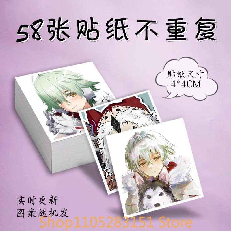 Laptop Accessories Stickers - 原神（Genshin Impact）アリョーシャコスプレアニメステッカー かわいい漫画デコレーション スーツケース ノートパソコン 携帯電話