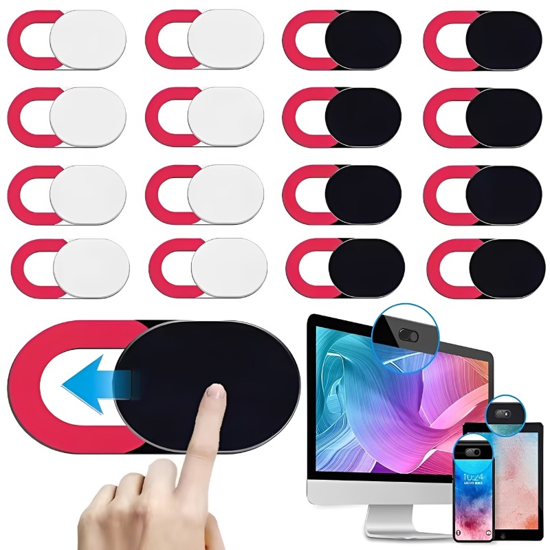 Laptop Accessories Stickers - 1/5/10 個ユニバーサル超薄型ラップトップカメラカバースライドプライバシーウェブカメラステッカー iPhone iPad コンピュータカメラブロッカースライダー用