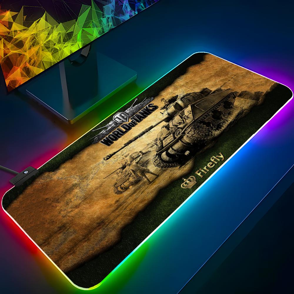 Laptop Accessories World - HD World Of Tanks マウスパッド RGB