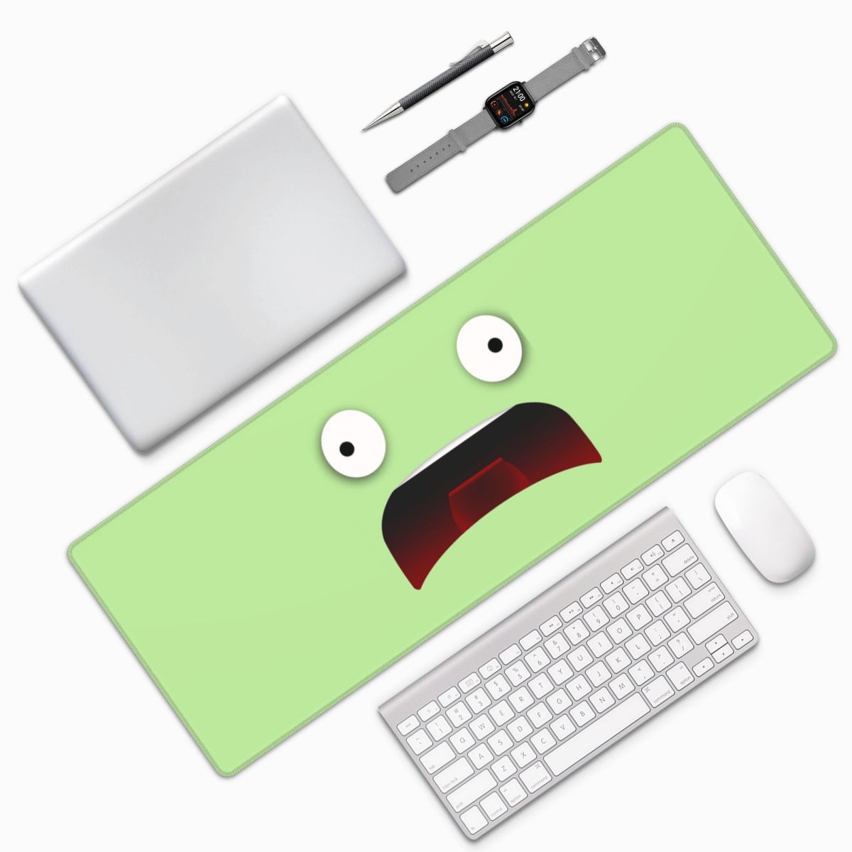 Laptop Accessories To Have - カービン、問題があります。大型マウスパッド、コンピューターキーボードマウスマット、ゲーマーPC、ノートパソコンデスクマット、オフィスアクセサリー、テーブルマット。