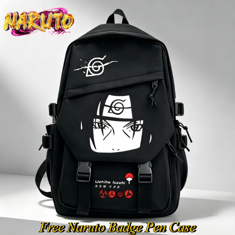 Laptop Accessories Kit - ナルト漫画バックパック二次元学生スクールバッグポータブル収納コンピュータートラベルバッグアニメ周辺機器卸売