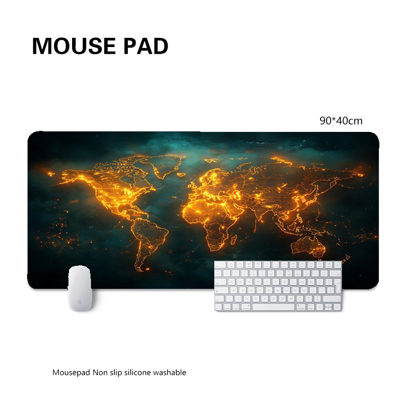 マウスパッド世界地図マウスパッドラップトップキーボードメンズ - Laptop Accessories World のレビューと価格