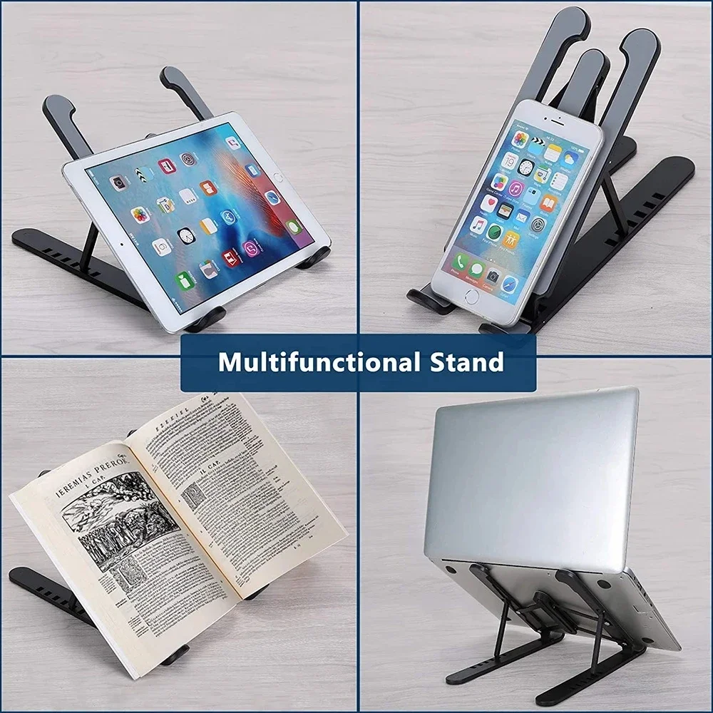 ユニバーサルタブレットラップトップホルダー調節可能な放熱人間 - Laptop Accessories World のレビューと価格