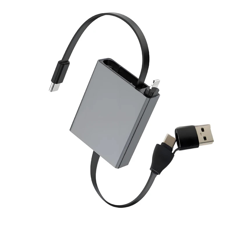 4 in 1 伸縮式USBケーブル タイプC 66W PD急 - Laptop Lock Cable のレビューと価格