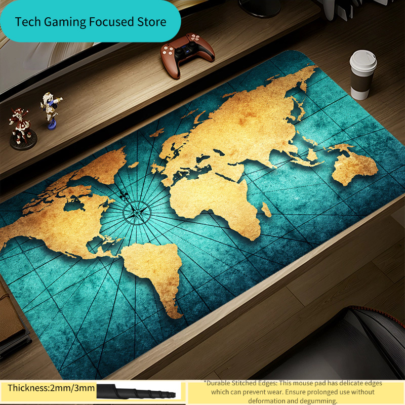 マウスパッド世界地図マウスパッドラップトップキーボードメンズ - Laptop Accessories World のレビューと価格