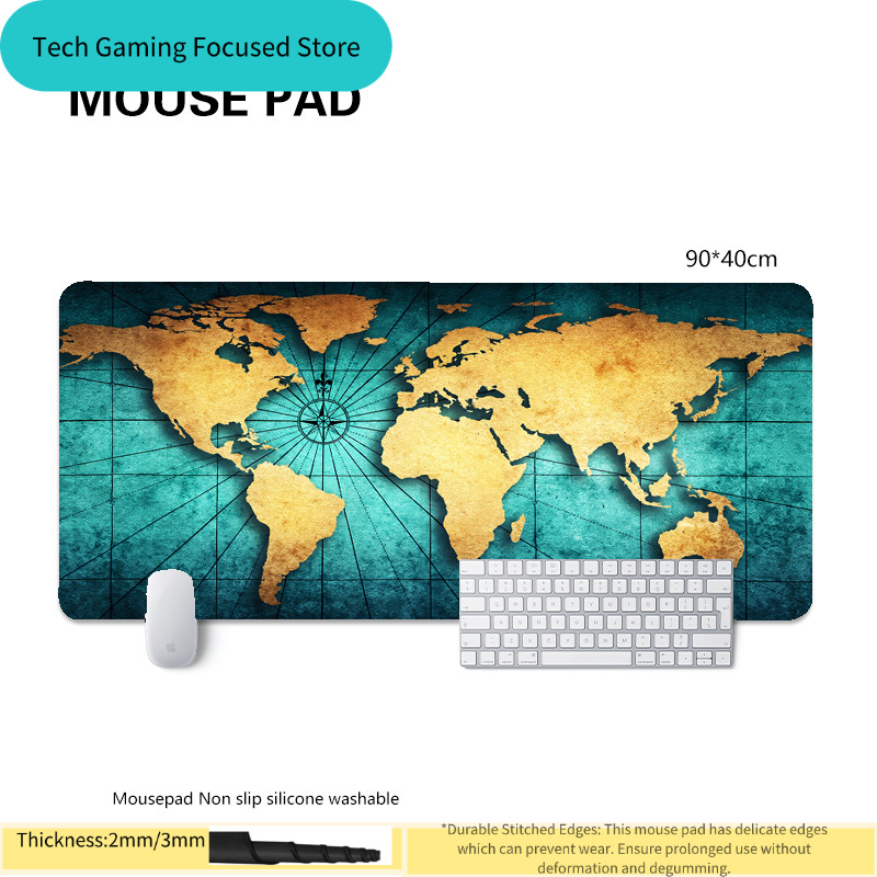 マウスパッド世界地図マウスパッドラップトップキーボードメンズ - Laptop Accessories World のレビューと価格