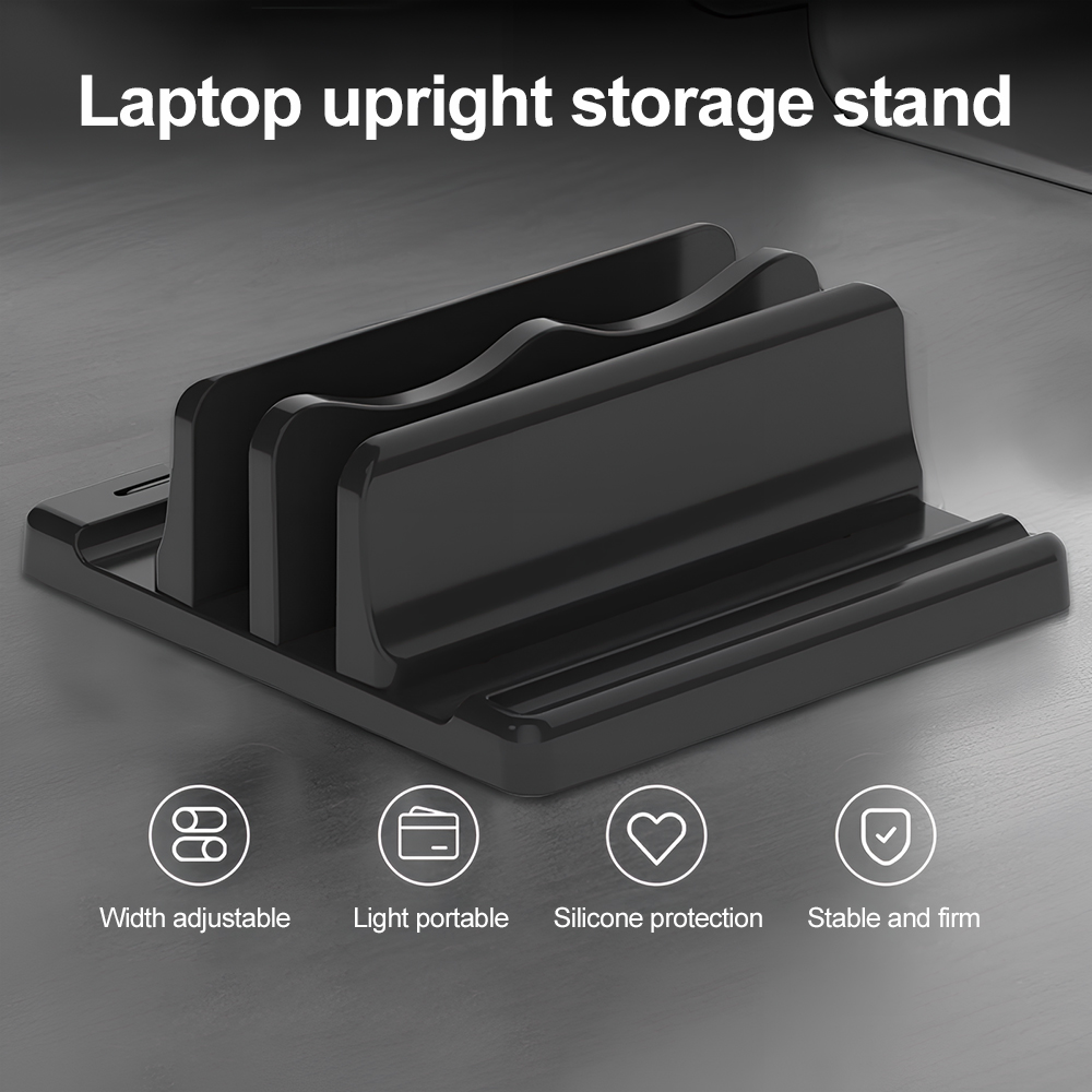 4in1 ラップトップスタンド垂直調整可能な幅省スペースデス - Laptop Stand Riser のレビューと価格