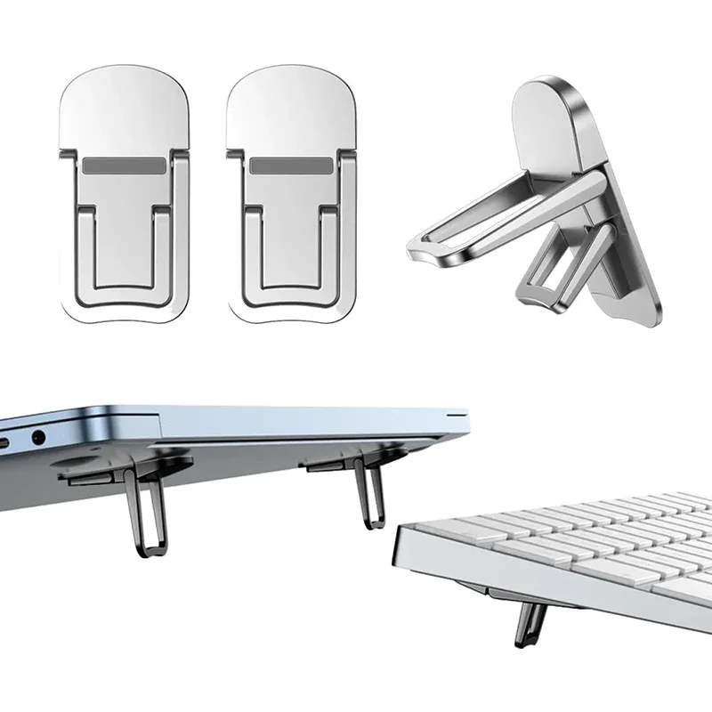 2個入り調整可能なノートパソコンライザー冷却ブラケット、ノー - Laptop Stand Riser のレビューと価格