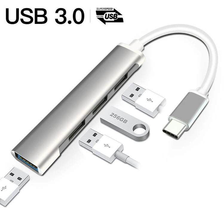 マルチスプリッターコンピューターアダプター,4 in 1ハブ - Laptop Accessories Hub のレビューと価格
