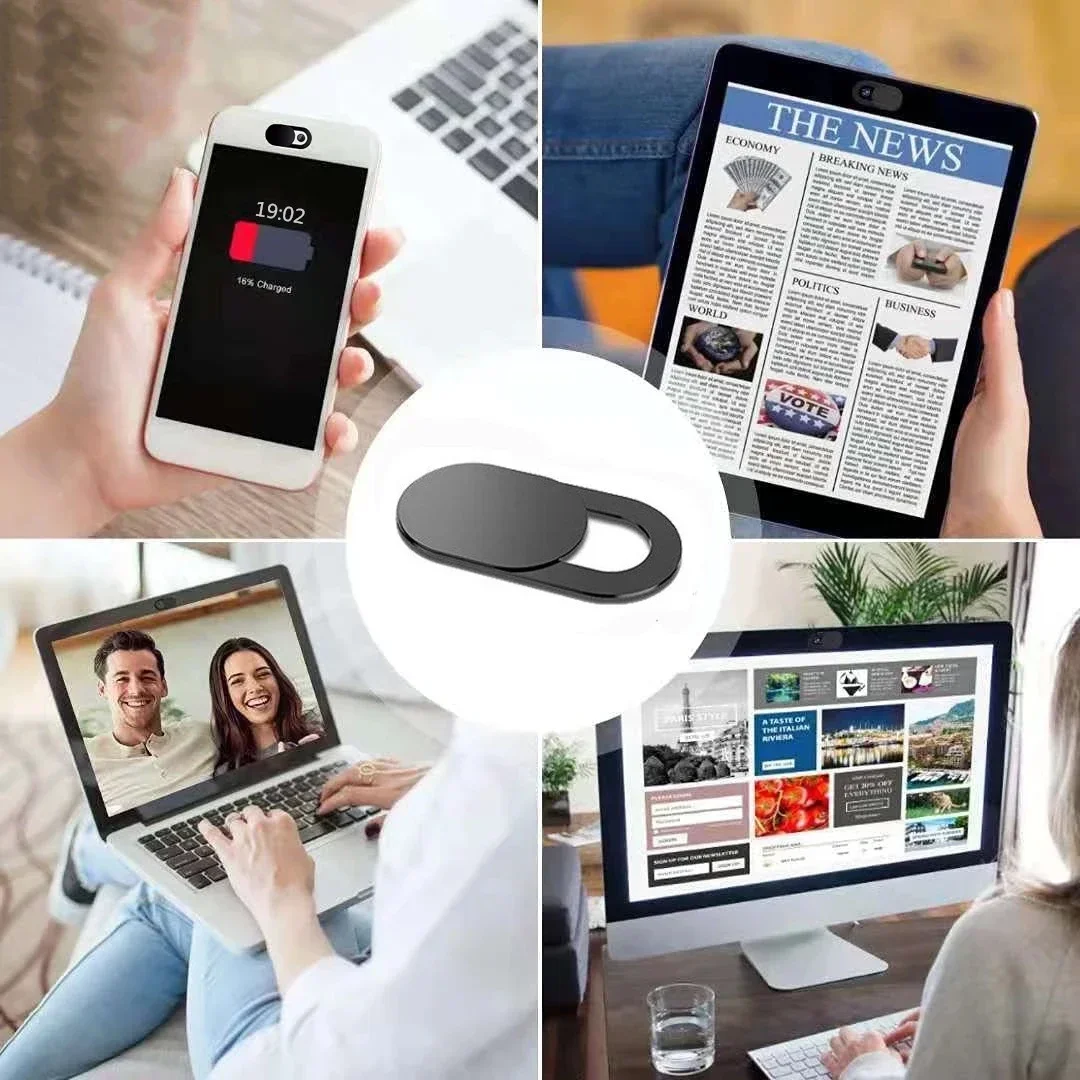 ウェブカメラカバー ノートパソコンカメラスライダー スマホ覗 - Laptop Accessories Stickers のレビューと価格