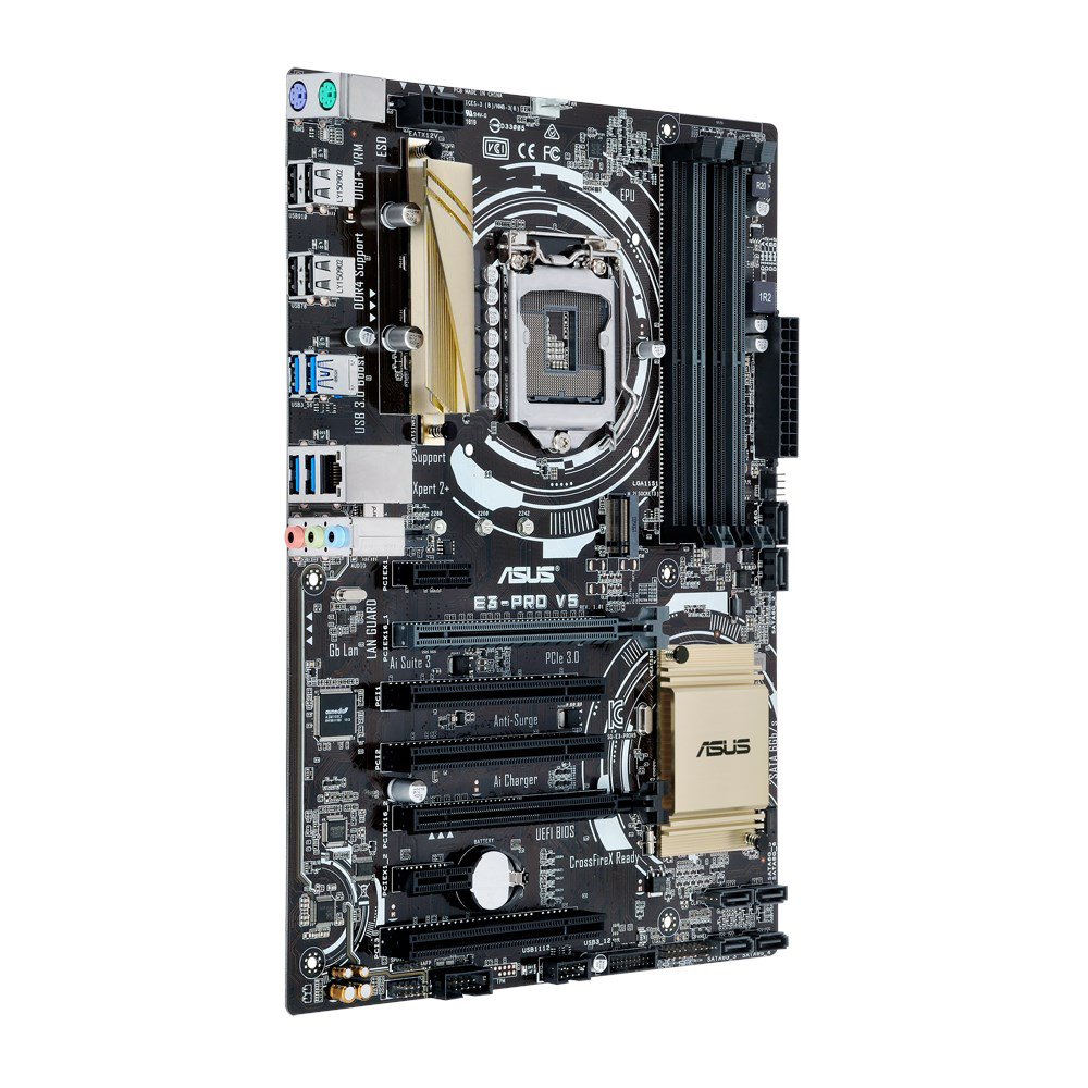 Asus E3-PRO V5 マザーボード LGA 1151 - Intel Cpu Core I5 のレビューと価格