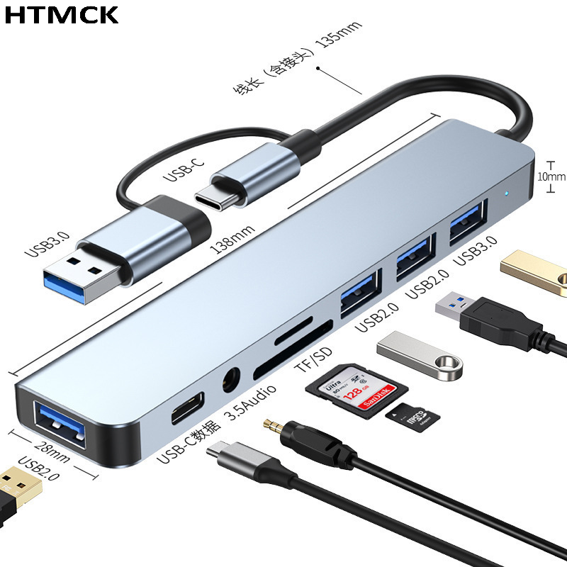 8 in 2 USB C ハブ マルチポート ドッキングステ - Laptop Accessories Hub のレビューと価格
