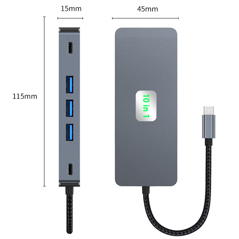 デスクトップドッキングステーション Type C 4K60H - Laptop Accessories Hub のレビューと価格