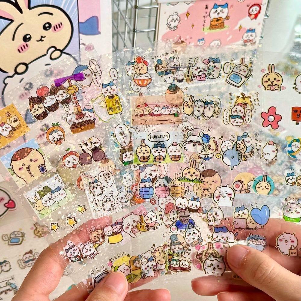 30枚入り ちいかわレーザーステッカー 漫画防水ステッカー  - Laptop Accessories And Parts のレビューと価格