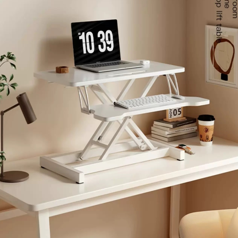 スタンディングデスクライザー高さ調節可能なデュアルサーフェス - Laptop Stand Riser のレビューと価格