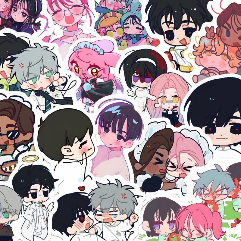 80 ピース/セット漫画アニメエイリアンステージかわいいステ - Laptop Accessories Gifts のレビューと価格