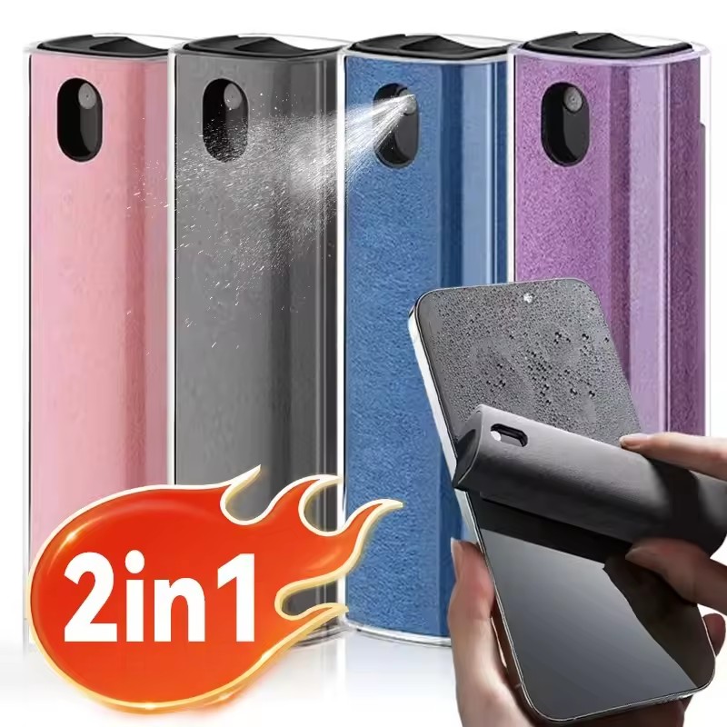 2 in 1 スクリーンクリーナースプレーボトル コンピュー - Laptop Accessories Kit のレビューと価格