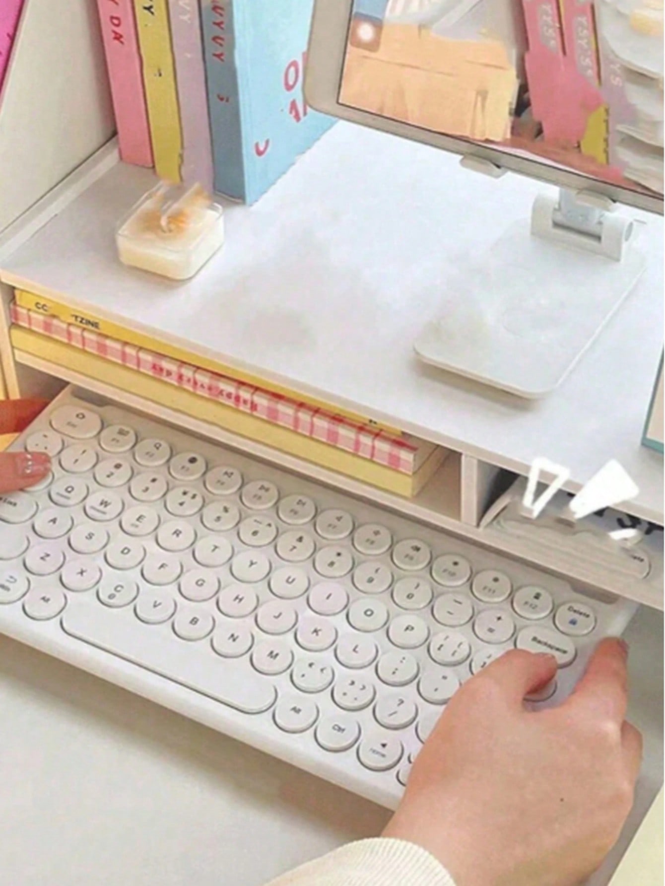 モニターライザースタンド（引き出し付き）、多機能デスクトップ - Laptop Stand Riser のレビューと価格