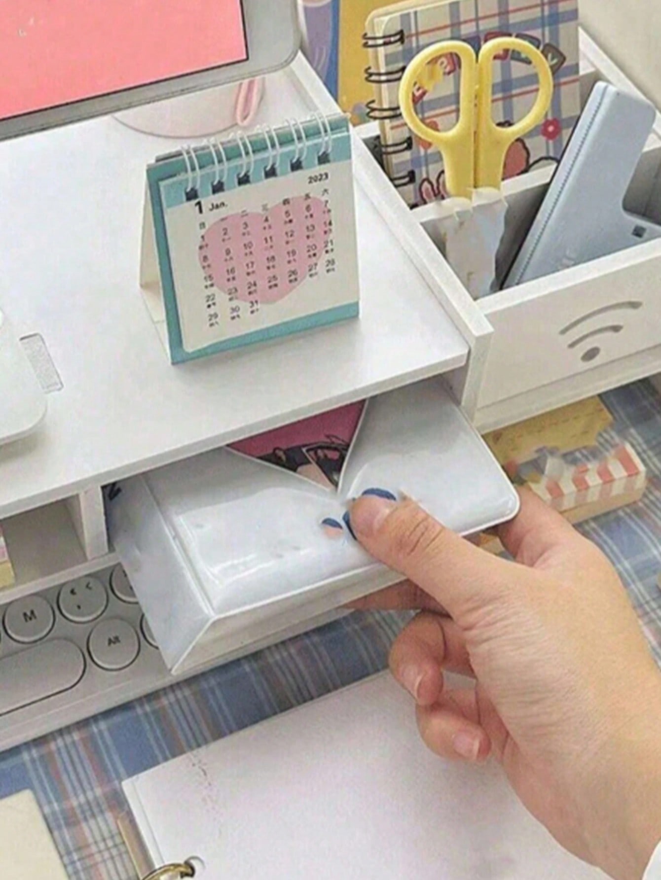 モニターライザースタンド（引き出し付き）、多機能デスクトップ - Laptop Stand Riser のレビューと価格