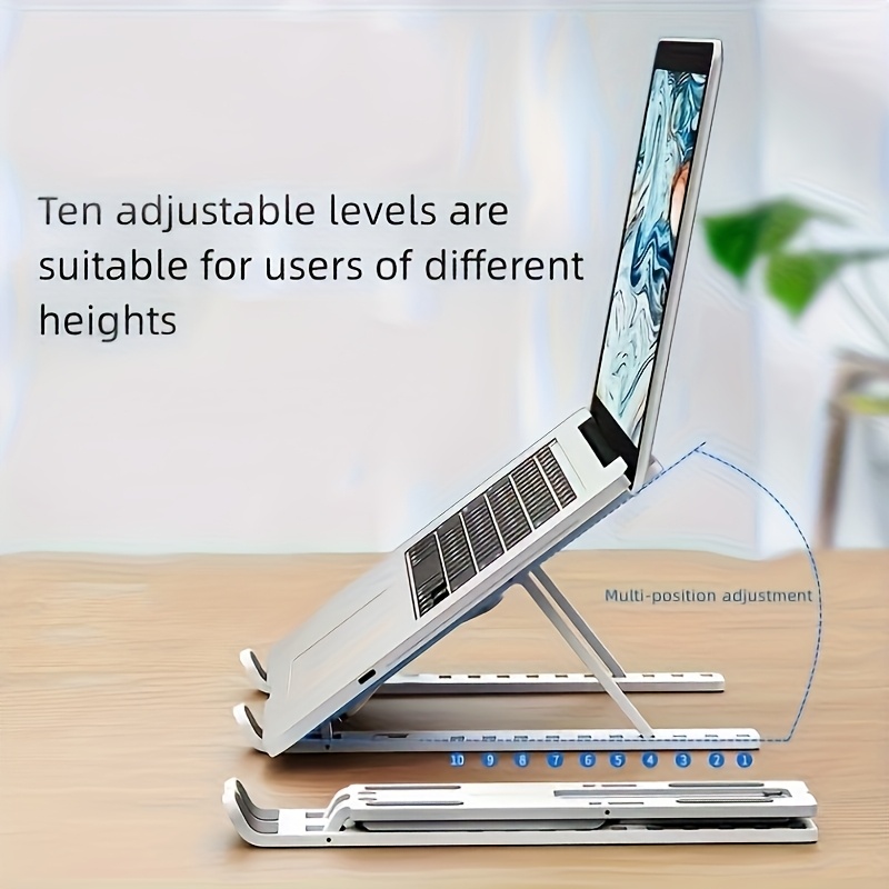 ノートパソコンスタンド、調整可能な折りたたみ式ノートブックラ - Laptop Stand Riser のレビューと価格