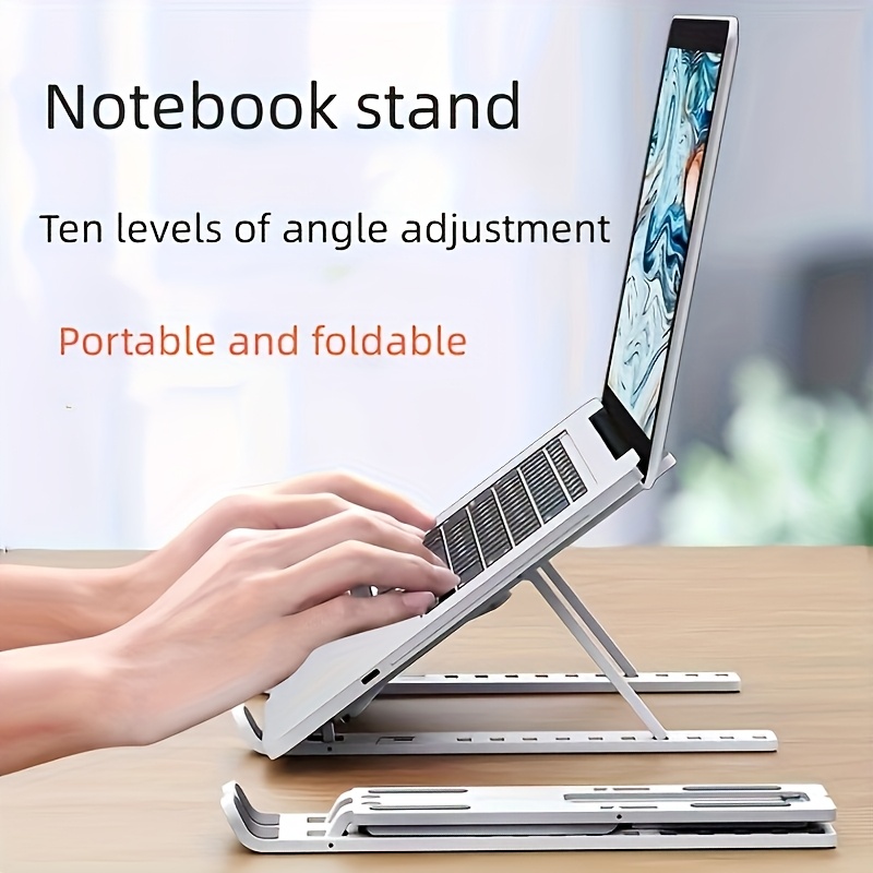 ノートパソコンスタンド、調整可能な折りたたみ式ノートブックラ - Laptop Stand Riser のレビューと価格