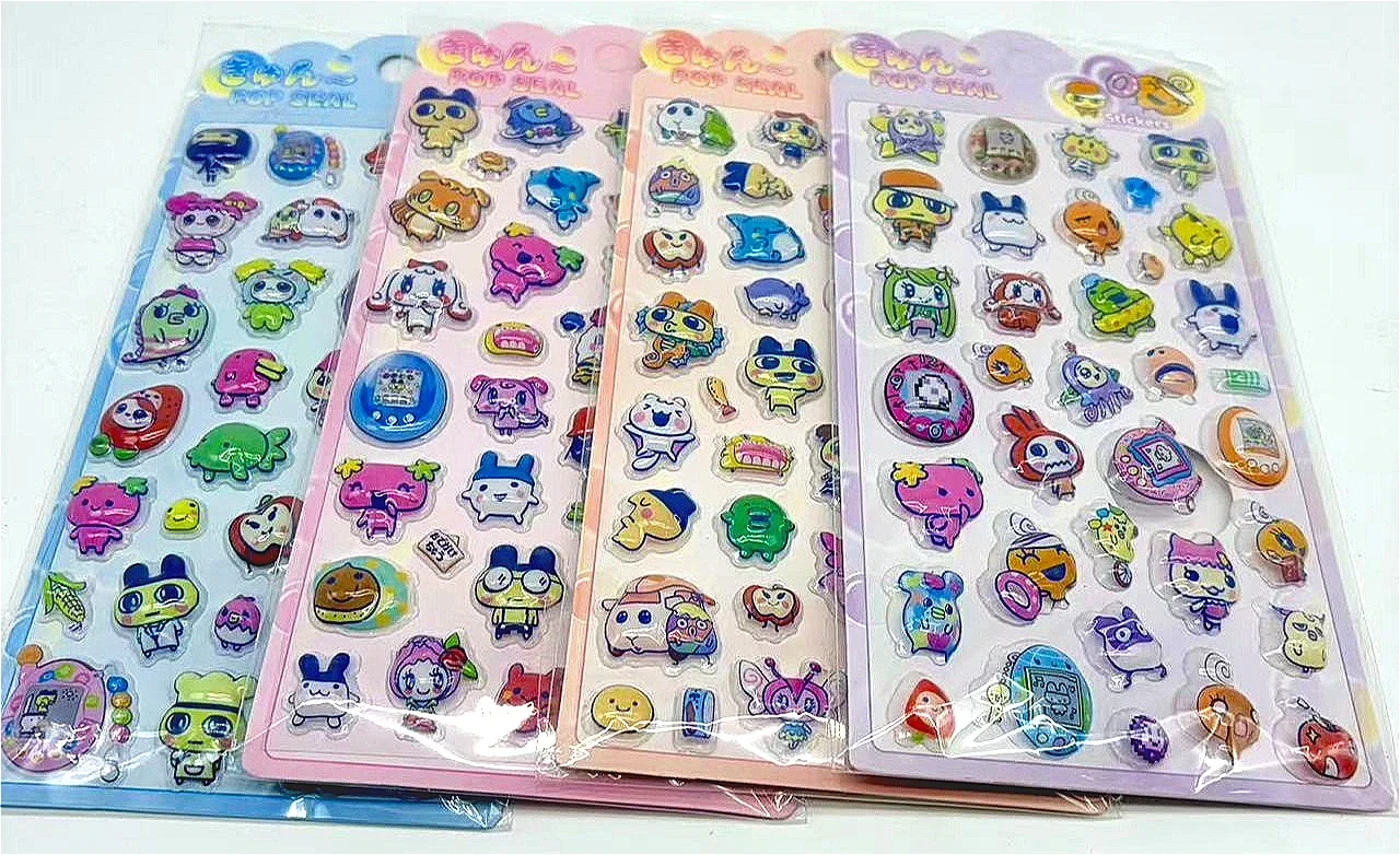 人気の3D立体ステッカー - かわいいアニメキャラクターのデ - Laptop Accessories Stickers のレビューと価格