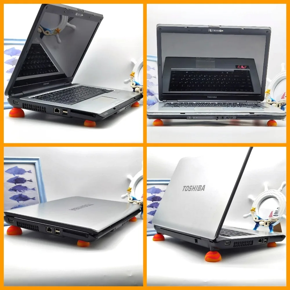 ノートパソコン シリコンスタンド ボール 滑り止めパッド 足 - Laptop Stand Riser のレビューと価格