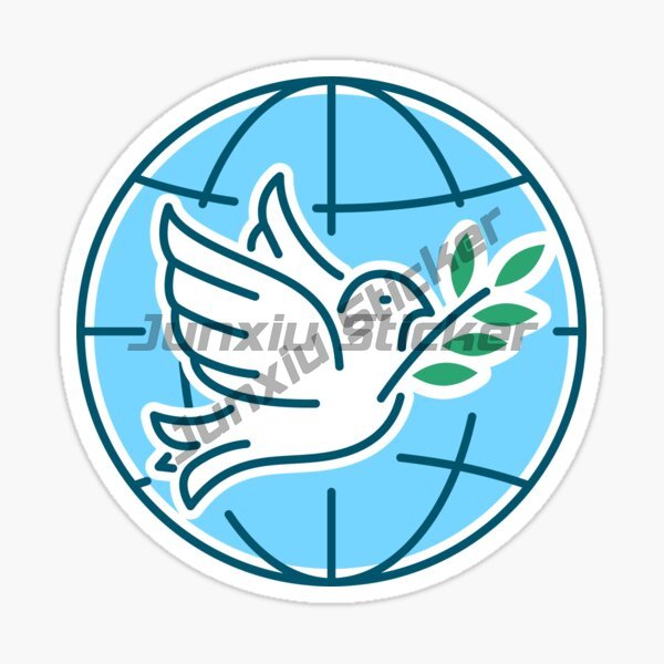 AN IDEA WORLD PEACE ステッカー オートバ - Laptop Accessories World のレビューと価格