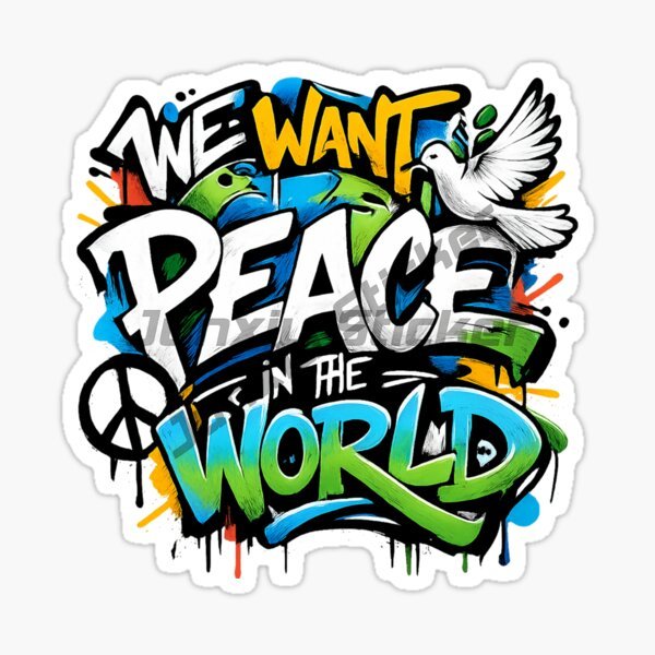 AN IDEA WORLD PEACE ステッカー オートバ - Laptop Accessories World のレビューと価格