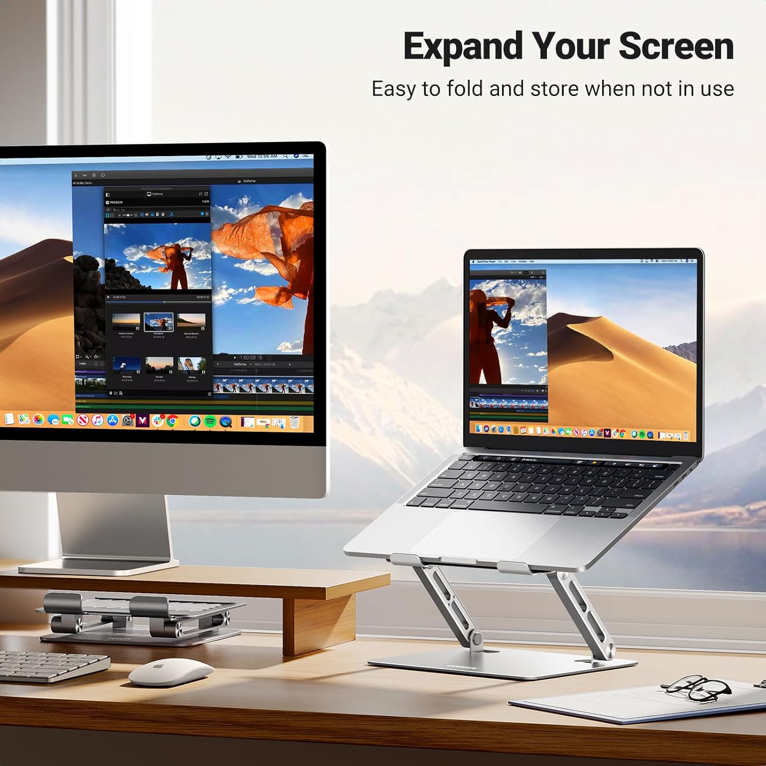 UGREENノートパソコンスタンド、調整可能なノートパソコン - Laptop Stand Riser のレビューと価格