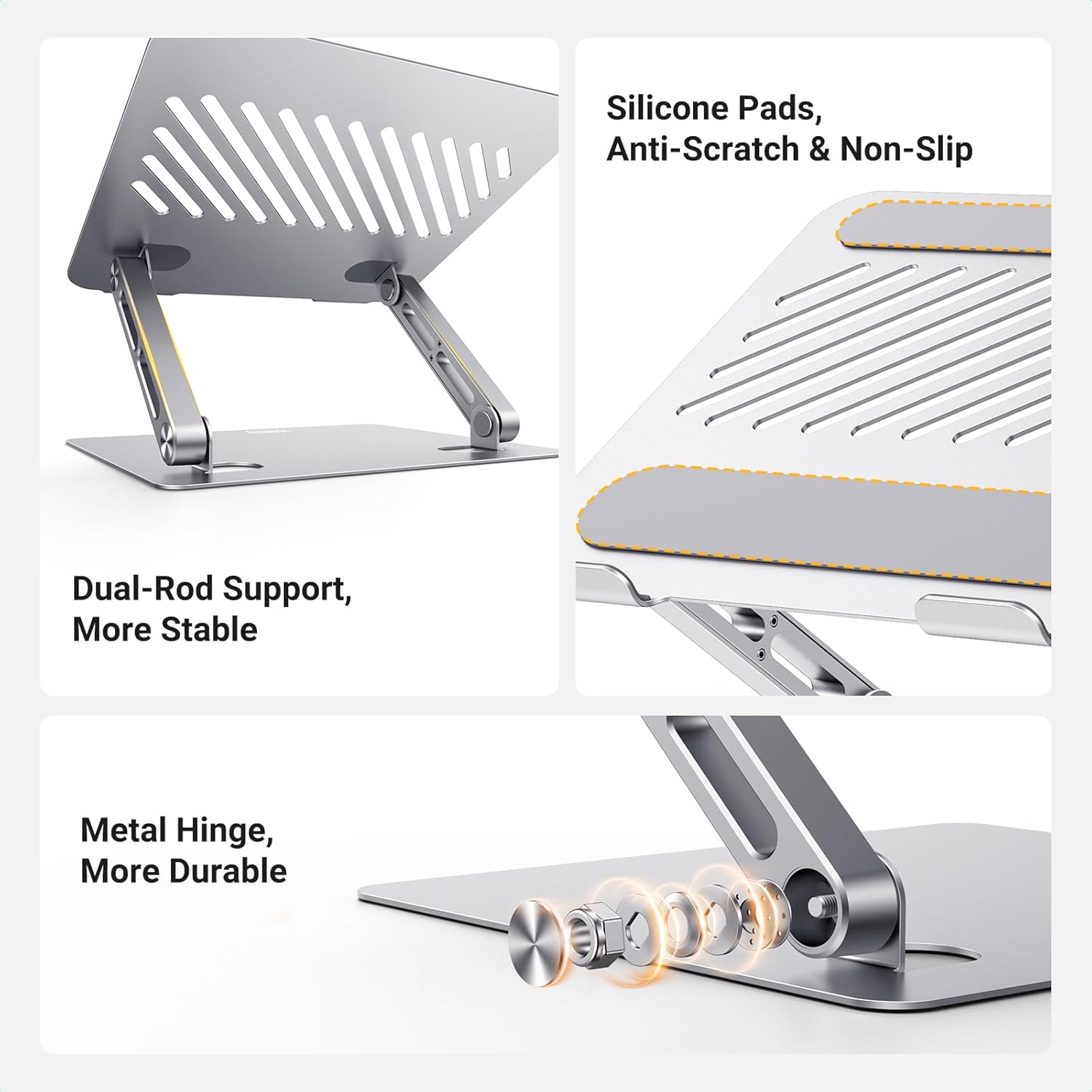 UGREENノートパソコンスタンド、調整可能なノートパソコン - Laptop Stand Riser のレビューと価格
