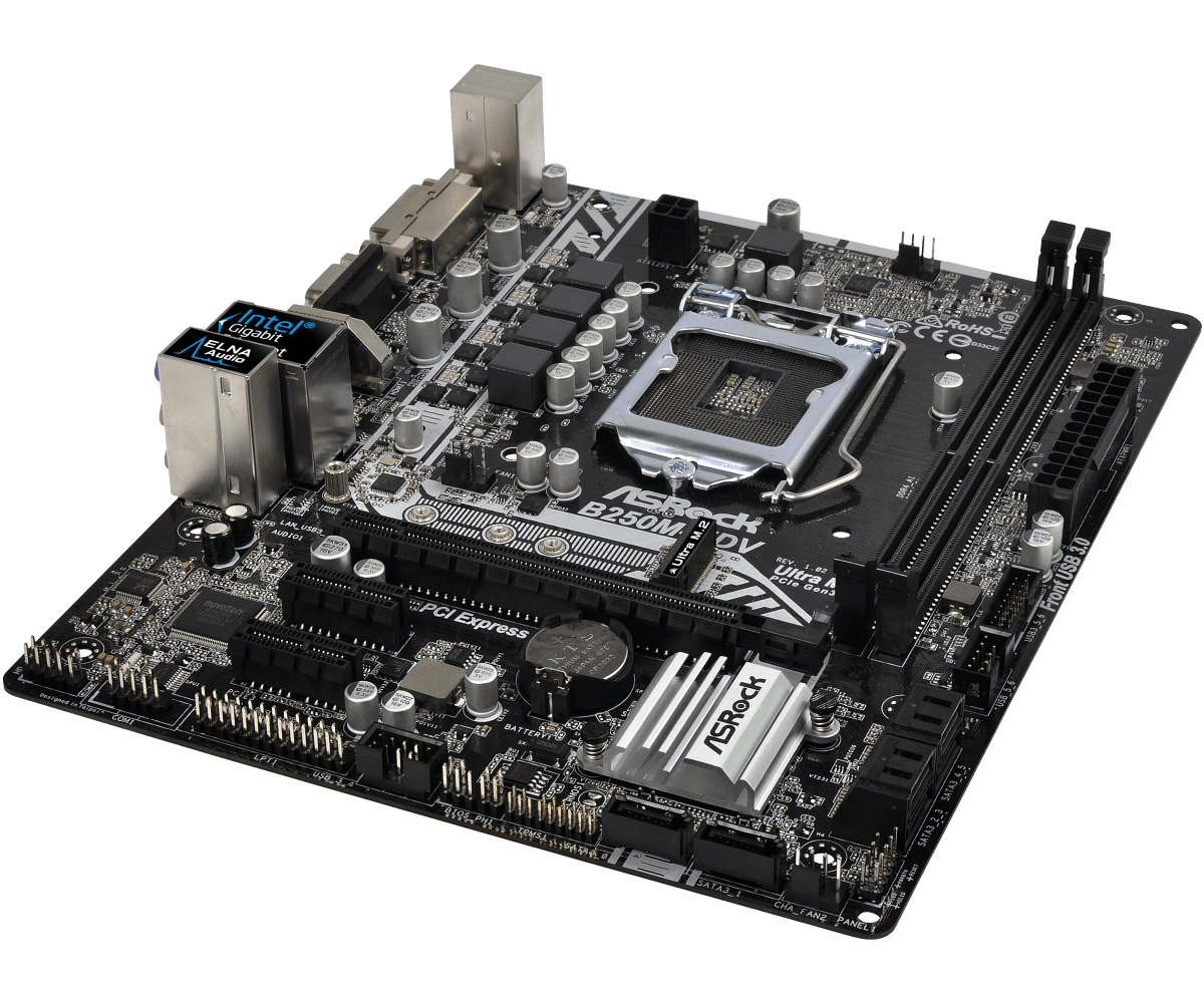 ASRock B250M-HDV マザーボード、LGA115 - Intel Cpu Core I5 のレビューと価格
